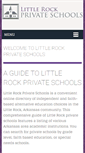 Mobile Screenshot of littlerockprivateschools.com